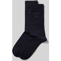 JOOP! Collection Socken mit Label-Print in Marine, Größe 43-46 von JOOP! Collection