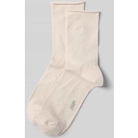 JOOP! Collection Socken mit Label-Stitching in Beige, Größe 39-42 von JOOP! Collection