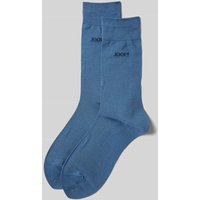 JOOP! Collection Socken mit Logo-Detail Modell 'PREMIUM ESSENTIAL' in Blau, Größe 39-42 von JOOP! Collection