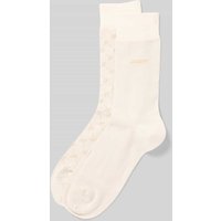 JOOP! Collection Socken mit elastischem Bund im 2er-Pack in Sand, Größe 39-42 von JOOP! Collection
