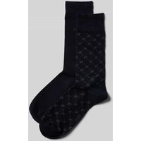 JOOP! Collection Socken mit elastischem Rippenbündchen im 2er-Pack in Marine, Größe 39-42 von JOOP! Collection