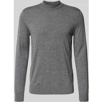 JOOP! Collection Strickpullover aus reiner Wolle Modell 'Davide' in Mittelgrau, Größe XXXL von JOOP! Collection