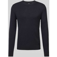 JOOP! Collection Strickpullover mit Label-Detail Modell 'Wikko' in Marine, Größe XXL von JOOP! Collection