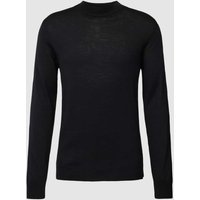 JOOP! Collection Strickpullover mit Rundhalsausschnitt Modell 'Davide' in Black, Größe XL von JOOP! Collection