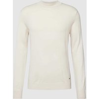 JOOP! Collection Strickpullover mit Rundhalsausschnitt Modell 'Davide' in Offwhite, Größe L von JOOP! Collection