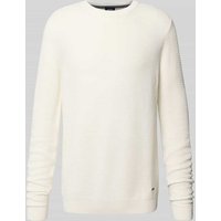 JOOP! Collection Strickpullover mit Rundhalsausschnitt in Beige, Größe XXL von JOOP! Collection