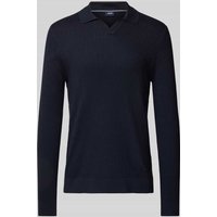 JOOP! Collection Strickpullover mit V-Ausschnitt Modell 'Sachar' in Marine, Größe XXL von JOOP! Collection