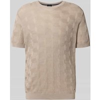 JOOP! Collection Strickshirt mit Rundhalsausschnitt Modell 'Mailon' in Hellbraun, Größe XXL von JOOP! Collection