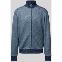 JOOP! Collection Sweatjacke mit Allover-Muster Modell 'Tayfon' in Marine, Größe XL von JOOP! Collection