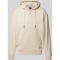 JOOP! Collection Sweatjacke mit Kapuze Modell 'Bahador' in Beige, Größe XXL von JOOP! Collection