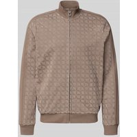 JOOP! Collection Sweatjacke mit Label-Detail und Stehkragen in Beige, Größe XL von JOOP! Collection