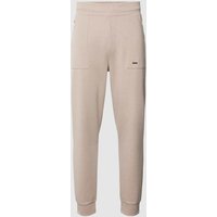 JOOP! Collection Sweatpants mit Reißverschlusstaschen Modell 'Tiano' in Beige, Größe XXL von JOOP! Collection