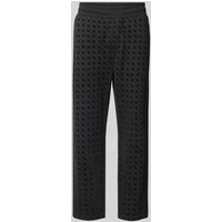 JOOP! Collection Sweatpants mit elastischem Bund und Label-Detail Modell 'Tamas' in Black, Größe S von JOOP! Collection