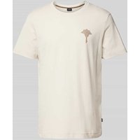 JOOP! Collection T-Shirt mit Motiv-Print Modell 'Brisko' in Beige, Größe XXL von JOOP! Collection