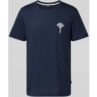 JOOP! Collection T-Shirt mit Motiv-Print Modell 'Brisko' in Marine, Größe M von JOOP! Collection