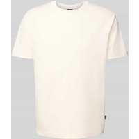 JOOP! Collection T-Shirt mit Rundhalsausschnitt und Stitching in Offwhite, Größe XXL JOOP! Collection T-Shirt mit Rundhalsausschnitt und Stitching in Offwhite, Größe XXL von JOOP! Collection
