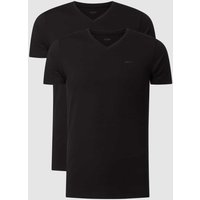 JOOP! Collection T-Shirt mit Stretch-Anteil im 2er-Pack in Black, Größe L von JOOP! Collection