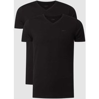 JOOP! Collection T-Shirt mit Stretch-Anteil im 2er-Pack in Black, Größe M von JOOP! Collection