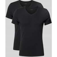 JOOP! Collection T-Shirt mit V-Ausschnitt im 2er-Pack in BLACK, Größe XXL JOOP! Collection T-Shirt mit V-Ausschnitt im 2er-Pack in BLACK, Größe XXL von JOOP! Collection