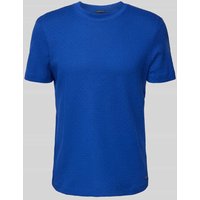 JOOP! Collection T-Shirt mit geripptem Rundhalsausschnitt Modell 'Brandon' in Royal, Größe XL von JOOP! Collection