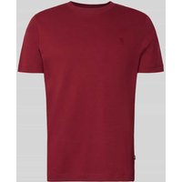 JOOP! Collection T-Shirt mit geripptem Rundhalsausschnitt Modell 'Priamo' in Kirsche, Größe XL von JOOP! Collection