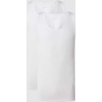 JOOP! Collection Tanktop mit Stretch-Anteil im 2er-Pack in Weiss, Größe M von JOOP! Collection