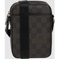 JOOP! Collection Umhängetasche mit Logo-Muster Modell 'Piazza Rafael' in Dunkelbraun, Größe 1 von JOOP! Collection