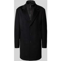 JOOP! Collection Wollmantel im Double-Layer-Look Modell 'Morris' in Black, Größe 52 von JOOP! Collection