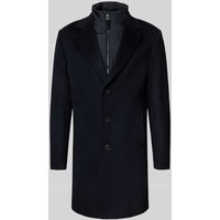 JOOP! Collection Wollmantel im Double-Layer-Look Modell 'Morris' in Marine, Größe 54 von JOOP! Collection
