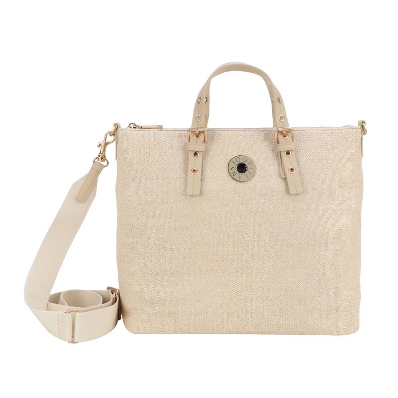 JOOP! JEANS - Paglia Silena Handbag Lhz bleached sand - Gr. - L von JOOP! JEANS