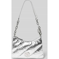 JOOP! Jeans Handtasche im Metallic-Look Modell 'frizzare argento lucille' in Silber, Größe 1 von JOOP! JEANS