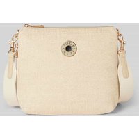 JOOP! Jeans Handtasche mit Label-Applikation Modell 'paglia letizia' in Sand, Größe One Size von JOOP! JEANS