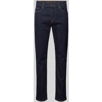 JOOP! Jeans Slim Fit Jeans mit Kontrastnähten Modell 'Mitch' in Dunkelblau, Größe 34/30 von JOOP! JEANS