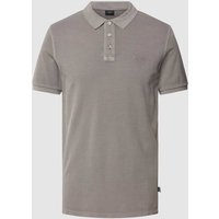 JOOP! Jeans Poloshirt mit Label-Details Modell 'Ambrosio' in Silber, Größe XXXL von JOOP! JEANS