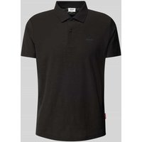 JOOP! Jeans Poloshirt mit Label-Print Modell 'Alonso' in Black, Größe XXL JOOP! Jeans Poloshirt mit Label-Print Modell 'Alonso' in Black, Größe XXL von JOOP! JEANS