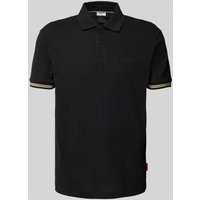 JOOP! Jeans Poloshirt mit Label-Print Modell 'Amare' in Black, Größe XXL von JOOP! JEANS