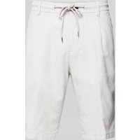 JOOP! Jeans Regular Fit Bermudas mit Bindegürtel Modell 'RUBY' in Silber, Größe 33 von JOOP! JEANS