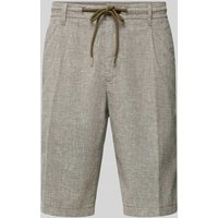 JOOP! Jeans Regular Fit Bermudas mit Bindegürtel Modell 'RUDO' in Taupe, Größe 33 von JOOP! JEANS