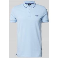 JOOP! Jeans Regular Fit Poloshirt mit Knopfleiste Modell 'Agnello' in Hellblau, Größe S von JOOP! JEANS