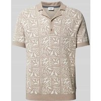 JOOP! Jeans Regular Fit Poloshirt mit Resortkragen Modell 'Pierono' in Beige, Größe XXL von JOOP! JEANS