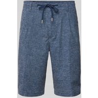 JOOP! Jeans Regular Fit Shorts mit Bundfalten Modell 'RUDO' in Blau, Größe 30 von JOOP! JEANS