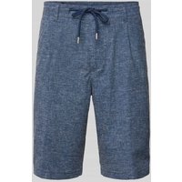 JOOP! Jeans Regular Fit Shorts mit Bundfalten Modell 'RUDO' in Blau, Größe 31 von JOOP! JEANS