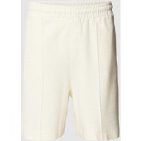 JOOP! Jeans Regular Fit Shorts mit fixierten Bügelfalten Modell 'Damiano' in Offwhite, Größe XXL von JOOP! JEANS