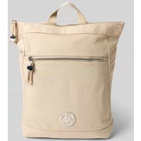 JOOP! Jeans Rucksack mit Label-Applikation Modell 'Elva' in Stein, Größe 1 JOOP! Jeans Rucksack mit Label-Applikation Modell 'Elva' in Stein, Größe 1 von JOOP! JEANS