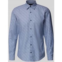 JOOP! Jeans Slim Fit Freizeithemd mit Kentkragen Modell 'Hanson' in Marine, Größe XXL von JOOP! JEANS