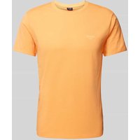 JOOP! Jeans T-Shirt in unifarbenem Design Modell 'Alphis' in Orange, Größe XXL von JOOP! JEANS