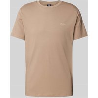 JOOP! Jeans T-Shirt in unifarbenem Design Modell 'Alphis' in Taupe, Größe XL von JOOP! JEANS