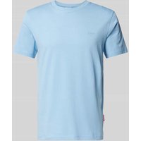 JOOP! Jeans T-Shirt mit Label-Print Modell 'Alphis' in Hellblau, Größe XXL von JOOP! JEANS
