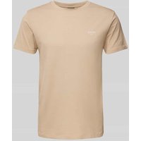 JOOP! Jeans T-Shirt mit Label-Print Modell 'Alphis' in Hellbraun, Größe XXL JOOP! Jeans T-Shirt mit Label-Print Modell 'Alphis' in Hellbraun, Größe XXL von JOOP! JEANS