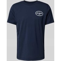 JOOP! Jeans T-Shirt mit Label-Print in Marine, Größe XXL von JOOP! JEANS